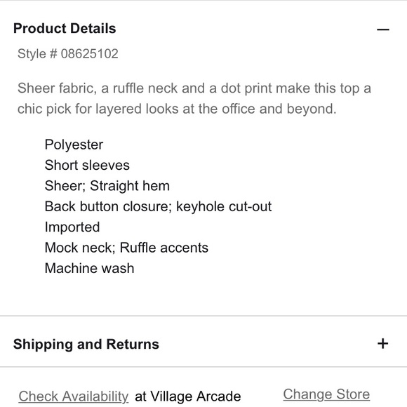 Express Ruffle Neck Top - Picture 4 of 5